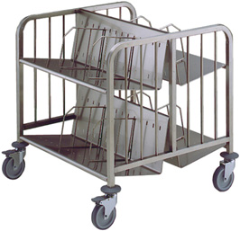Electrolux Professional PTR300T 2-SIDE 2-TIER TROLLEY FOR 300 PLATES (Code 361294)