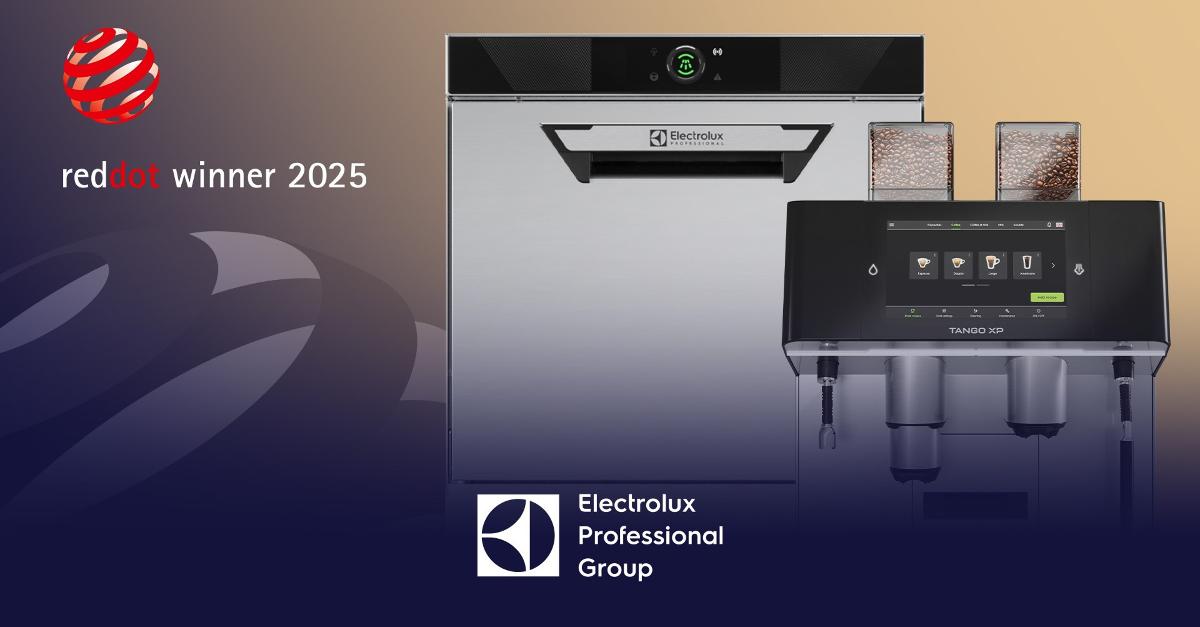 Red Dot Design Awards for Tango XP espresso machine and NeoBlue Touch undercounter dishwasher