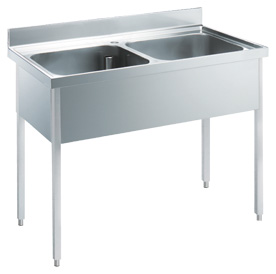 Electrolux Professional SL212N Eco Preparation 1200 mm Sink with 2 Bowls (Code 132902)