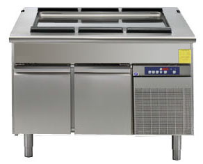 Electrolux Professional ZLRP12C REFR.UNIT W/DOLEPLATE (3GN) ON CUPBOARD (Code 332027)