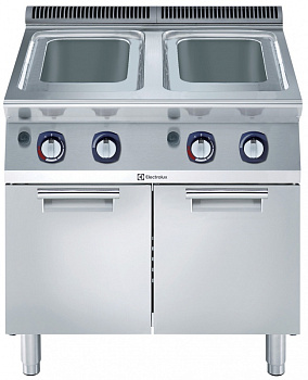 2-WELL GAS PASTA COOKER 2X24,5 LT 800 MM (Code 371091)