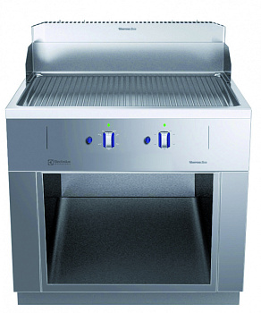 Modular Cooking Range Line thermaline 85 - Full Module Freestanding Gas Fry Top, 1 Side with Backsplash (Town Gas) (Code 593115)