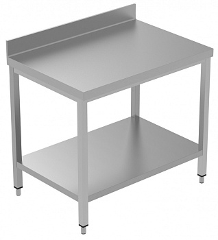 WORK TABLE 1100 MM+UPSTAND+LOWER SHELF (134095)