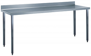 Electrolux Professional TG2800UN Standard Preparation 2800 mm Work Table with Upstand (Code 133240)