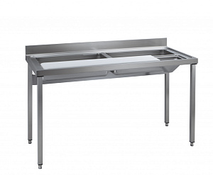 Electrolux Professional TLV1600PN Standard Preparation 1600 mm Vegetables Processing/Washing Table with Upstand (Code 132766)