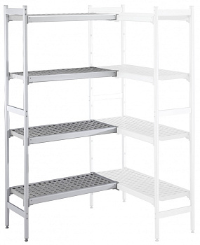 ALUM.CORNER SHELV.-POLY.TIERS-373X1366MM (137058)