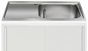 Electrolux Professional TVI1200L EINBAUSPÜLB., 600x500, ABL LINKS, 1200 (Code 855234)