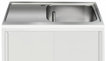 Electrolux Professional TVI1200L EINBAUSPÜLB., 600x500, ABL LINKS, 1200 (Code 855234)