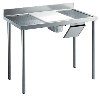 MEAT PROCESSING TABLE + UPSTAND 1200 MM (133589)