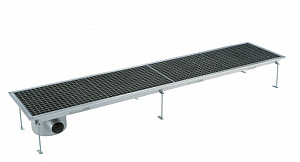 Electrolux Professional FDC40185 FLR.DRAIN+GRATE+S.SIPH-HOR.OUT. 400X1850 (Code 328059)