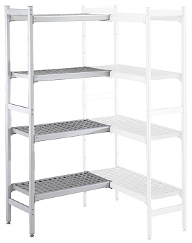 Electrolux Professional CLS1184 ALUM.CORNER SHELV.-POLY.TIERS-475X1188MM (Code 137075)