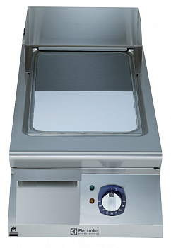 Modular Cooking Range Line 900XP Half Module Electric Fry Top, Smooth Polished Chrome Plate (Code 391175)