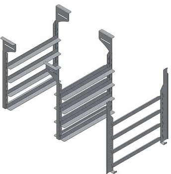 GUIDE RACK FOR 4 DW BASKETS - 1100MM (Code 865029)