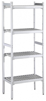 ALUM.LINEAR SHELV.-POLY.TIERS-475X1126MM (137035)
