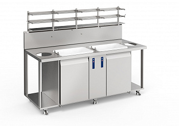 Breading Station ProSift DUO Breading station 2 modules with splashback (Code 727975)