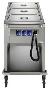 Electrolux Professional MDBM31 BAIN-MARIE WAGEN, OFFEN, 1BECKEN - 3GN (Code 342100)