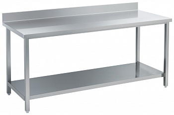 WORK TABLE + SHELF + UPSTAND 1300MM (132415)