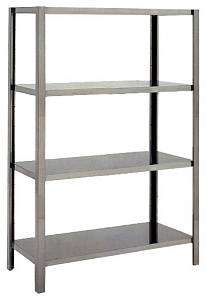 Electrolux Professional SSH09 CNS-REGAL, 4 GESCHLOSSENE BÖDEN, 970 MM (Code 137000)