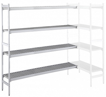 Electrolux Professional ACS2903 ALUM.CORNER SHELV.-POLY.TIERS-373X2907MM (Code 137069)
