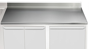 Electrolux Professional TPLA18A ARBEITSPLATTE M. AUFKANTUNG 1800 MM (Code 121149)