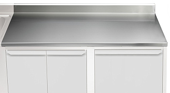 Electrolux Professional TPLA18A ARBEITSPLATTE M. AUFKANTUNG 1800 MM (Code 121149)