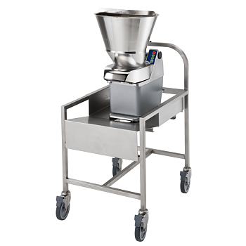 VEGETABLE CUTTER+TROLLEY+AUT.HOPPER-2 SPEED-750W-380-440V/3/50-60 (CODE 600459)
