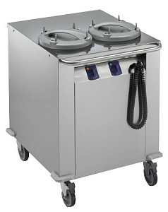 Electrolux Professional MDLOPC06H 2-CYLIND.PLATE D.26 LOWER.TROLLEY-HEATED (Code 344106)