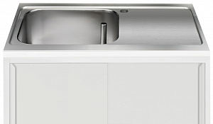 Electrolux Professional TVI1200R DROP-IN BOWL(600X500)+R/H DRAINER 1200MM (855236)