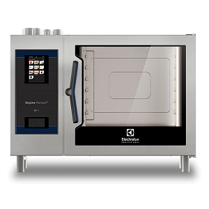 Electrolux Professional ECOG62T3G0 SKYLINE PREMIUMS OVEN 6 GN 2/1 - GAS - 3-GLASS (CODE 229761)