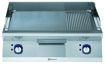 Electrolux Professional E7FTEHSPI0 ELEKTRO-GRILLPL. GLATT + GERILLT 800 MM (Code 371187)