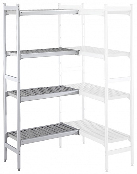 ALUM.CORNER SHELV.-POLY.TIERS-373X1276MM (137057)