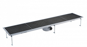 Electrolux Professional FDD40230 FLR DRAIN+GRATE+C.SIPH-HOR.OUT.400X2300 (Code 328070)