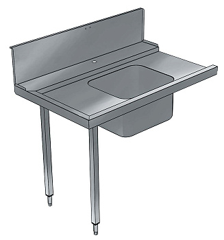 PREWASH TABLE W/BOWL L&gt R 800MM-HOOD TYPE (Code 865307)