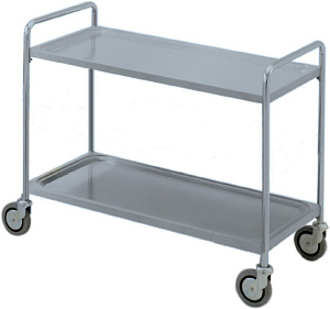 Electrolux Professional STR122WH 2-TIER SERVICE TROLLEY W/HANDLE 1200 MM (Code 361208)