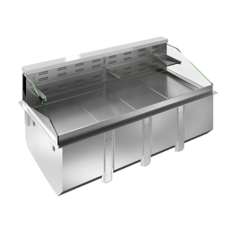 DROP-IN REMOTE, REFRIGERATED WELL, VENTILATED, 1 REF.SHELF AND 1 NEUTRAL SHELF, 3GN (CODE 341105)