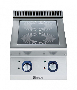 Electrolux Professional E7INED200N Modular Cooking Range Line 700XP 2 Hot Plate Electric Induction Cooking Top Range (Code 371131)