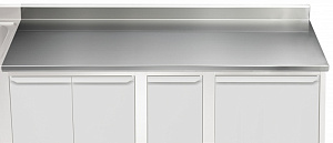Electrolux Professional TPLA26A ARBEITSPLATTE M. AUFKANTUNG 2600 MM (Code 121164)