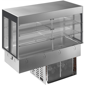 DROP-IN REFRIGERATED WELL WITH REFRIGERATED DISPLAY, COMPACT 4GN (CODE 341078)