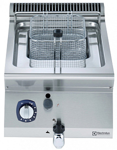 Electrolux Professional E7KKBTAOMCI Modular Cooking Range Line 700XP One Well Gas Fryer Top 7 liter (Code 371422)
