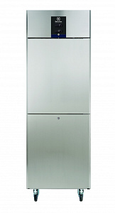 Electrolux Professional RE472HDFCG ecostore 2 Half Door Dual Digital Refrigerator, 670lt (0/-22) R290 - UK Plug (Code 725290)