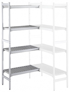 Electrolux Professional ACS1184 ALUM.CORNER SHELV.-POLY.TIERS-373X1188MM (137056)