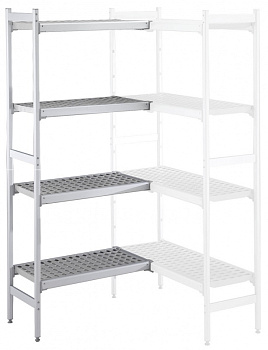 ALUM.CORNER SHELV.-POLY.TIERS-373X1188MM (137056)
