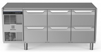 REFRIGERATED COUNTER 440LT 6DRAW NO TOP (Code 710052)