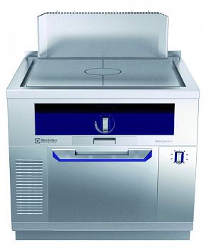 Modular Cooking Range Line thermaline 90 - Gas French Top on Static Gas Oven, 1 Side with Backsplash, H=700 (Town Gas) (Code 593353)