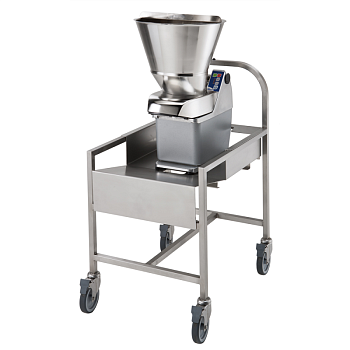 VEGETABLE CUTTER+TROLLEY+AUT.HOPPER-VARIAB.SPEED-500W-208-240V/1/50-60 (CODE 600460)