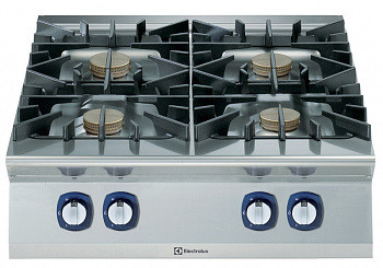 Electrolux Professional E9GCGHTC0M 4BURN.10KW GAS BOIL.TOP800MM-3MM WORKTOP (Code 391243)
