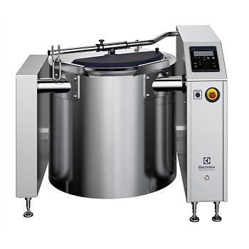 ELECTRIC BOILING PAN VARIOMIX 200L, WITH FEET INCLUDING LID, FOOD SENSOR, AUTOMATIC WATER FILLING, LEVEL CONTROL H=600 (CODE 232309)