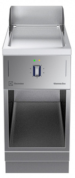 EL.FRYTOP,SMOOTH PL,1S,BSPL,400X850X700H (Code 588665)