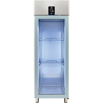 1-GLASS DOOR REFRIG 670L +2+10°C, DIGITAL, S/S-R290 (CODE 727955)