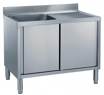 Eco Preparation 1200 mm Cupboard Sink with 1 Bowl - Right drain (Code 132916)